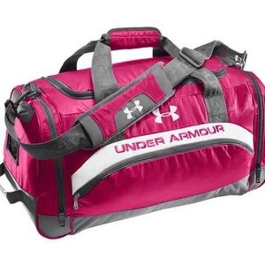 Unused Under Armour Duffle Bag Pink/gray